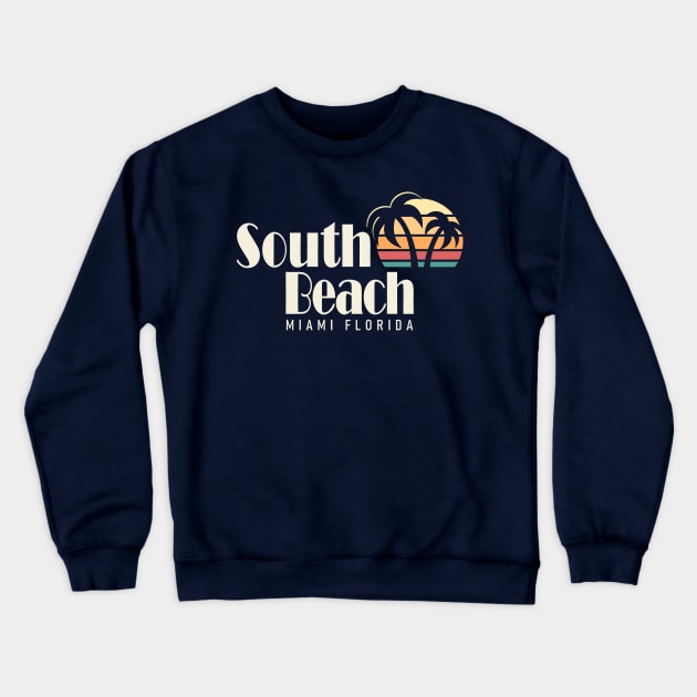 South Beach Crewneck Sweatshirt by Etopix